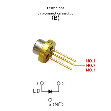 Performance stability high power and quality TO5/9mm 2.5V 638nm 1.2w red laser diode 1200mw laser se