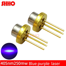 High power laser semiconductor TO3.8/diameter 3.8mm 405nm 250mw blue violet laser diode medical devi