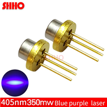 High quality laser semiconductor TO18/diameter 5.6mm 405nm 350mw blue violet laser diode high power 