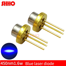 High power laser semiconductor TO18/diameter 5.6mm 450nm 1.6w blue laser diode photoelectric compone