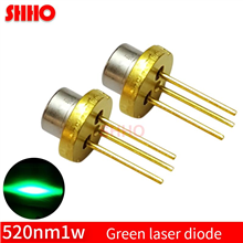 High power laser semiconductor TO05/diameter 9mm 520nm 1w green laser diode 1000mw laser launcher he