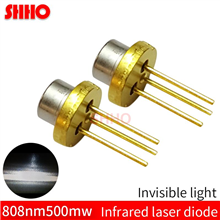 Laser semiconductor TO18/diameter 5.6mm 808nm 500mw infrared laser diode IR laser launching head mac