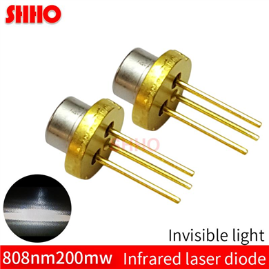 Laser semiconductor TO18/diameter 5.6mm 808nm 200mw infrared laser diode IR laser launching head mac