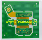 4 Layers Rigid Flex PCB (Through-hole Board)