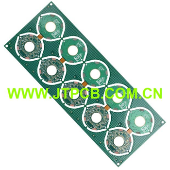 6 Layers Rigid-Flex PCB (Through-hole Board)