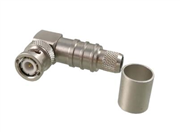 BNC R/A Plug (Male) Cable Connector Crimp/Plug-in Contact for LMR-400 | Belden 7810A, 8214, 9913