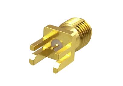 SMA Straight PCB End Launch Jack (Female) | Flat End
