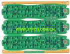 FR1 Single Side Au Plating & Carbon PCB