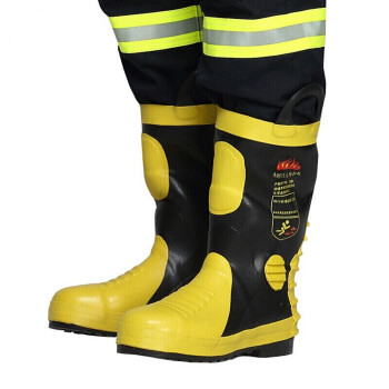 消防靴子钢包头雨鞋