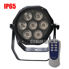 7X12W RGBW 4IN1 LED Waterproof Par Light with Remote control