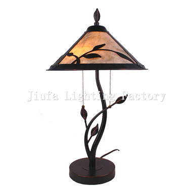 TL150001-traditional mission style MICA TABLE LAMP 