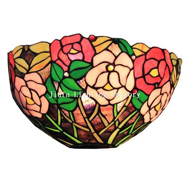 WL120009RD-rose tiffany wall sconce
