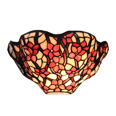 WL120022 12 inch flower tiffany wall sconce wall light  stained glass  wall lamp 