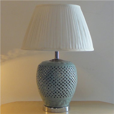 TRF160002 beauriful modern ceramics  lamp fabric table lights cloth lamp