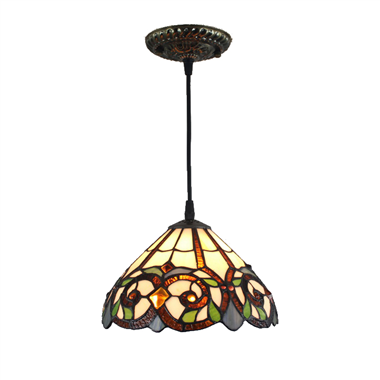 PL120009 12 inch  Tiffany Style Pendant Lamp stained glass hanging lighting