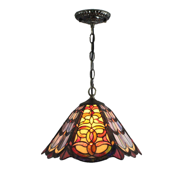 PL120029 12 inch Tiffany Style Pendant Lamp stained glass hanging lighting