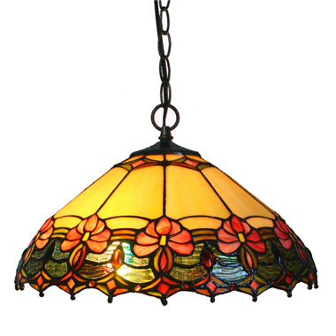 PL160002 16 inch Fruits Tiffany Style Pendant Lamp with chain  hanging lighting