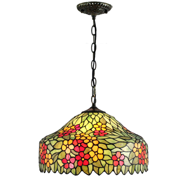 PL160028 16 inch classica Tiffany Style Pendant Lamp stained glass hanging lighting 
