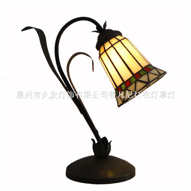TLC00100-Tiffany Style Curved Desk Table Lamp Art Nouveau style