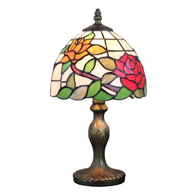 TL080009-8 inch tiffany floral table lamp stained glass table light decorative home decor