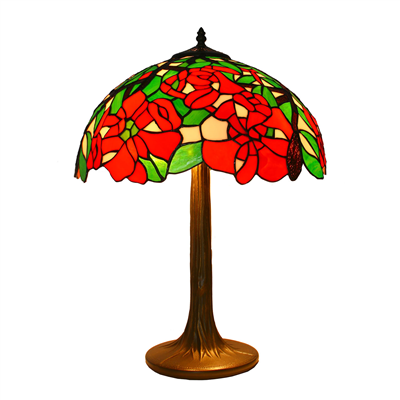 TL160007-16 inch flower glass lamp shade table light