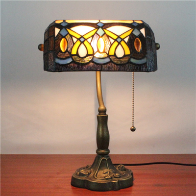 9 inch tiffany table lighting bank lamp BL090007