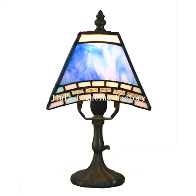 TL060003-tiffany square mini mozaic lamp bedside table light