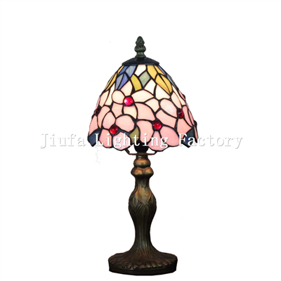 TL060008-tiffany style floral design table lamp
