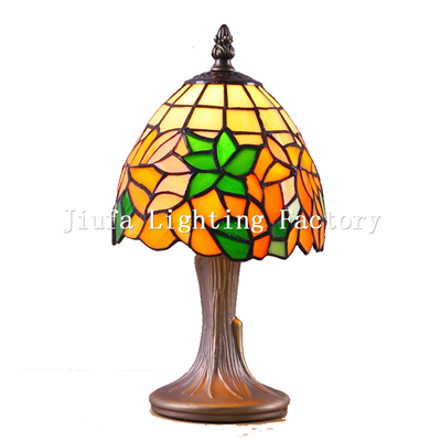TL060012-leaded glass table lamp stained glass light