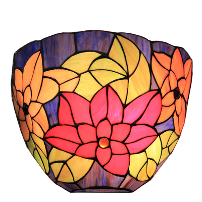 12 inch Tiffany style stained glass wall lamp WL120024 