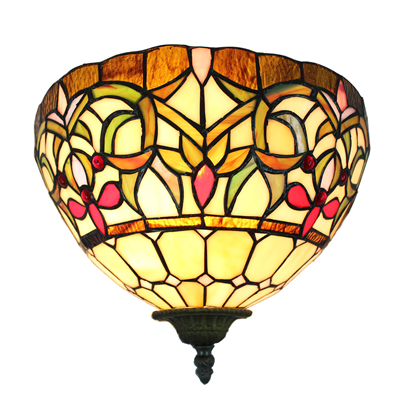 WL120028 12 inchTiffany wall sconce wall light  stained glass  wall lamp from China jiufa