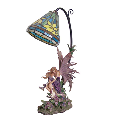 TLC00011-Fairy Tiffany Lamp desktop decoration accent lighting