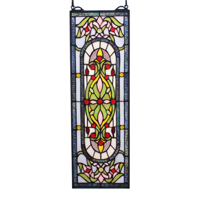 GP0019 Tiffany Style  stained glass window panel
