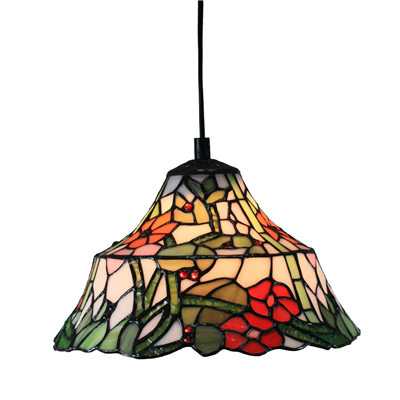PL100008 10 inch Tiffany Style Flower 1-light Pendant Lamp hanging lamp