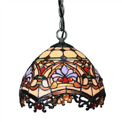 PL100013 10 inch Tiffany Style  1-light Pendant Lamp with chain  hanging lamp