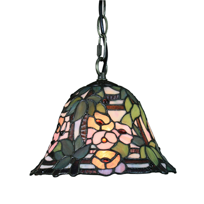 PL100014 10 inch Tiffany Style bell 1-light Pendant Lamp with chain  hanging lamp