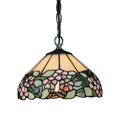 PL100017 10 inch Tiffany Style grape 1-light Pendant Lamp with chain  hanging lamp