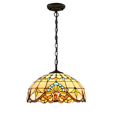 PL160013 16 inch classica Tiffany Style Pendant Lamp stained glass hanging lighting 