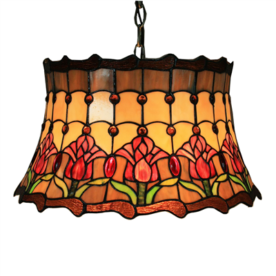 PL160035 16 inch classica Tiffany Style Pendant Lamp stained glass hanging lighting 
