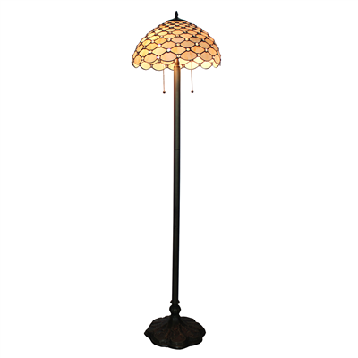 FL160003 16 inch Tiffany floor lamp stained glass floor lamp from China  