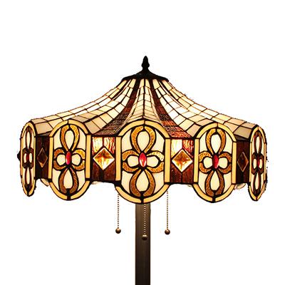 FL200104 20 inch Three lights Tiffany floor lamp stained glass floor lamp from China  