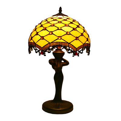 TL120003 12 inch  lady base tiffany lamp table lamp  gift for new house from China
