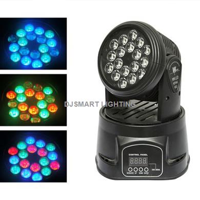 18x3W RBG LED Mini Movig Head Light