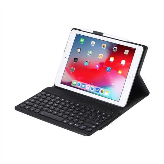 复古圆形键盘 iPad pro 系列 无线蓝牙键盘带皮套