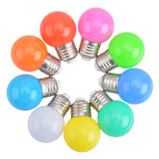 彩色LED球泡燈