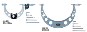 帶有可更換測(cè)砧外徑千分尺 340，104系列 三豐產(chǎn)品目錄