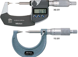 142-201 數(shù)字尖頭千分尺 雙尖頭千分尺 外徑千分尺  
