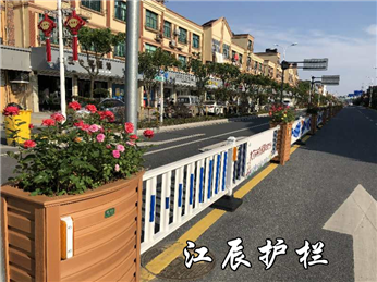 青岛市花箱道路护栏