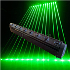 8 Eyes Green Club Laser Light Bar