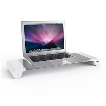 欧菲斯D1笔记本电脑支架铝合金桌面增高托架散热器颈椎折叠便携式苹果MacBook手提底座升降